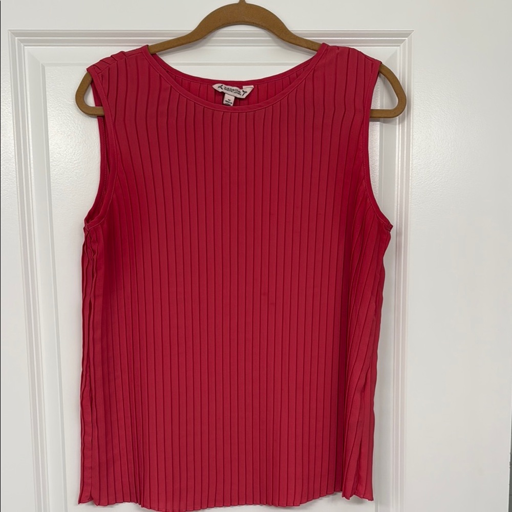 Nanette Lepore Sleeveless Hot Pink Top